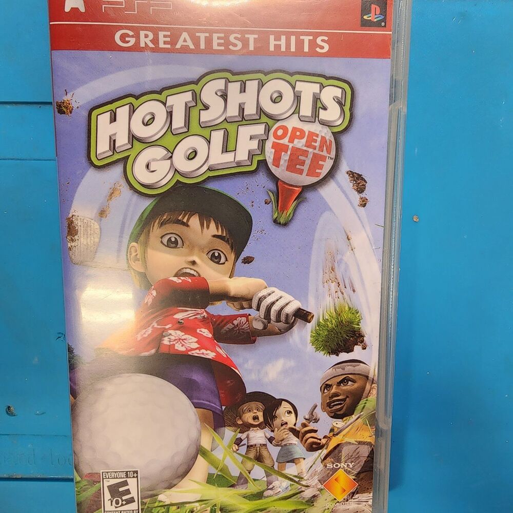 Hot Shots Golf Open Tee Grt Hits for Sony PSP CIB!